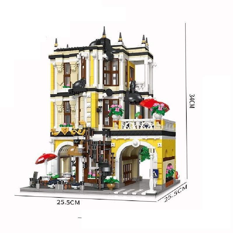 JIE STAR 89124 The Tea Shop with 2980 pieces