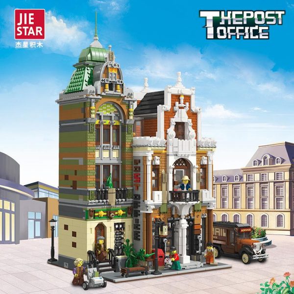 JIE STAR 89126 The Post Office with 4560 pieces 1 - MOULD KING