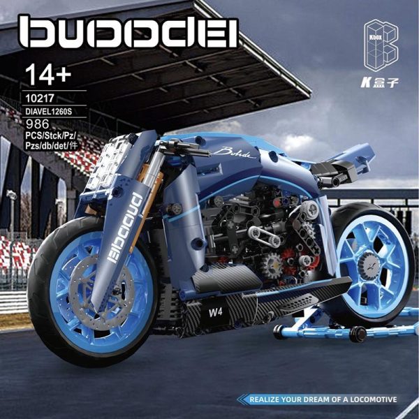 K BOX 10217 Bugatti Diavel 1260S with 986 pieces 1 - MOULD KING