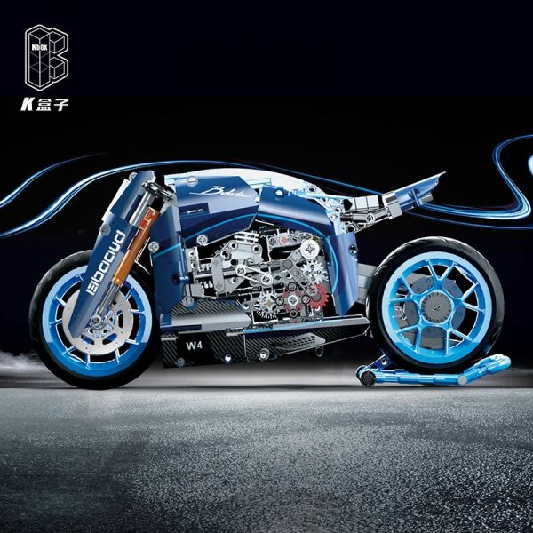 K BOX 10217 Bugatti Diavel 1260S with 986 pieces 4 - MOULD KING