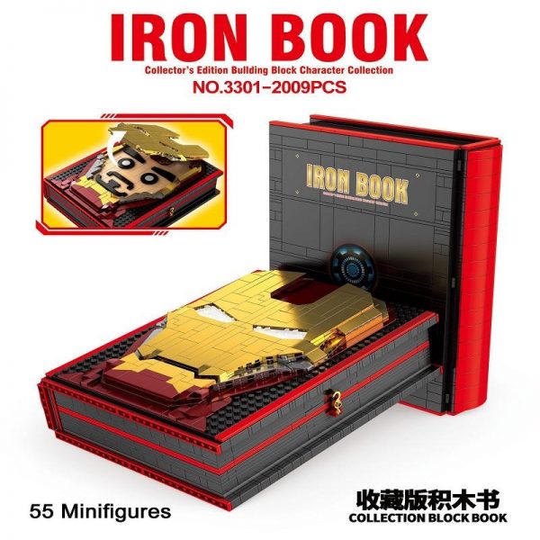 LEJI 3301 Iron Man Book with 2009 pieces 1 - MOULD KING