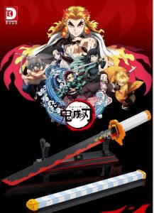 DK 1503 Demon Slayer: Kimetsu no Yaiba Nichirin Sword with 790 pieces