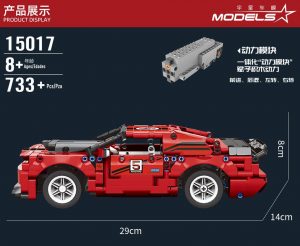 Mould King 15017 RC Challenger mit 733 pieces