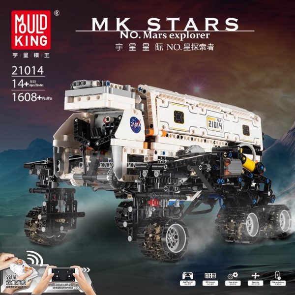 Mould King 21014 RC Mars Explorer with 1608 pieces 1 - MOULD KING
