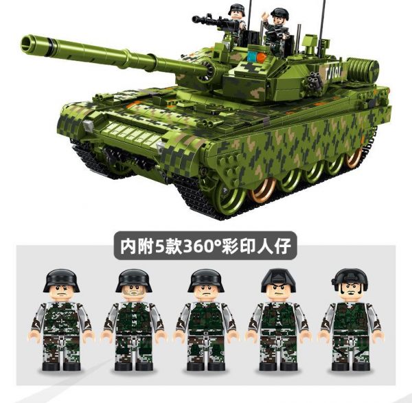 PANLOS 632002 Type 99 Main Battle Tank with 1600 pieces 5 - MOULD KING