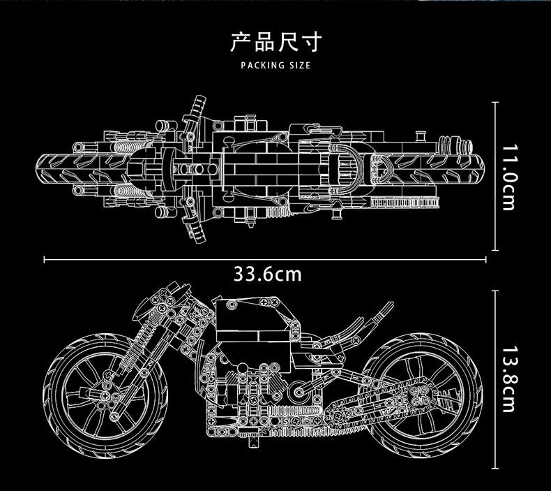 RAEL 50025 Cafe Racer with 431 pieces