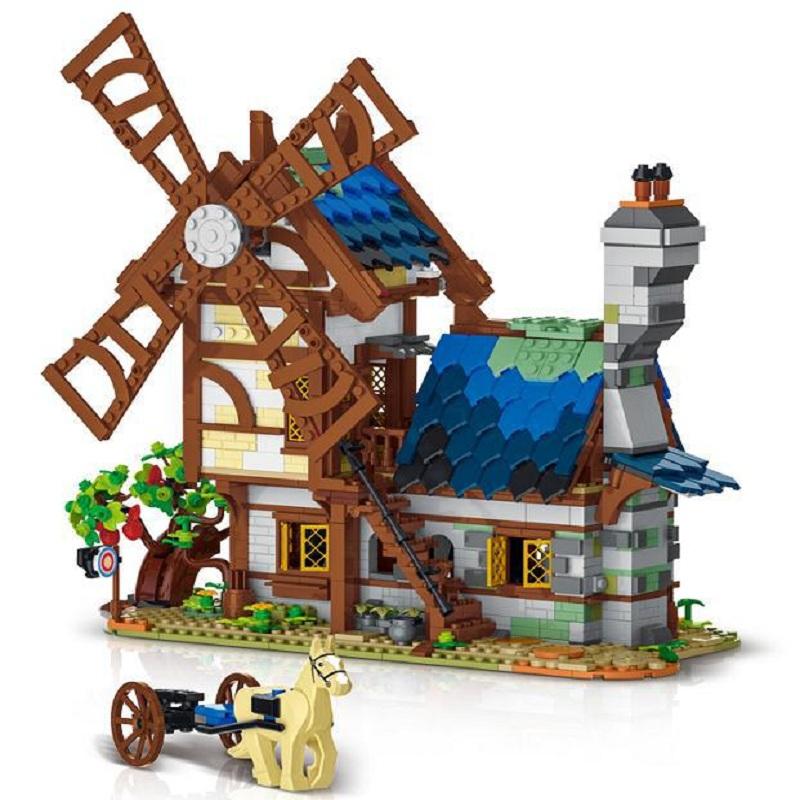 URGE 50103 Medievaltown Windmill with 1824 pieces