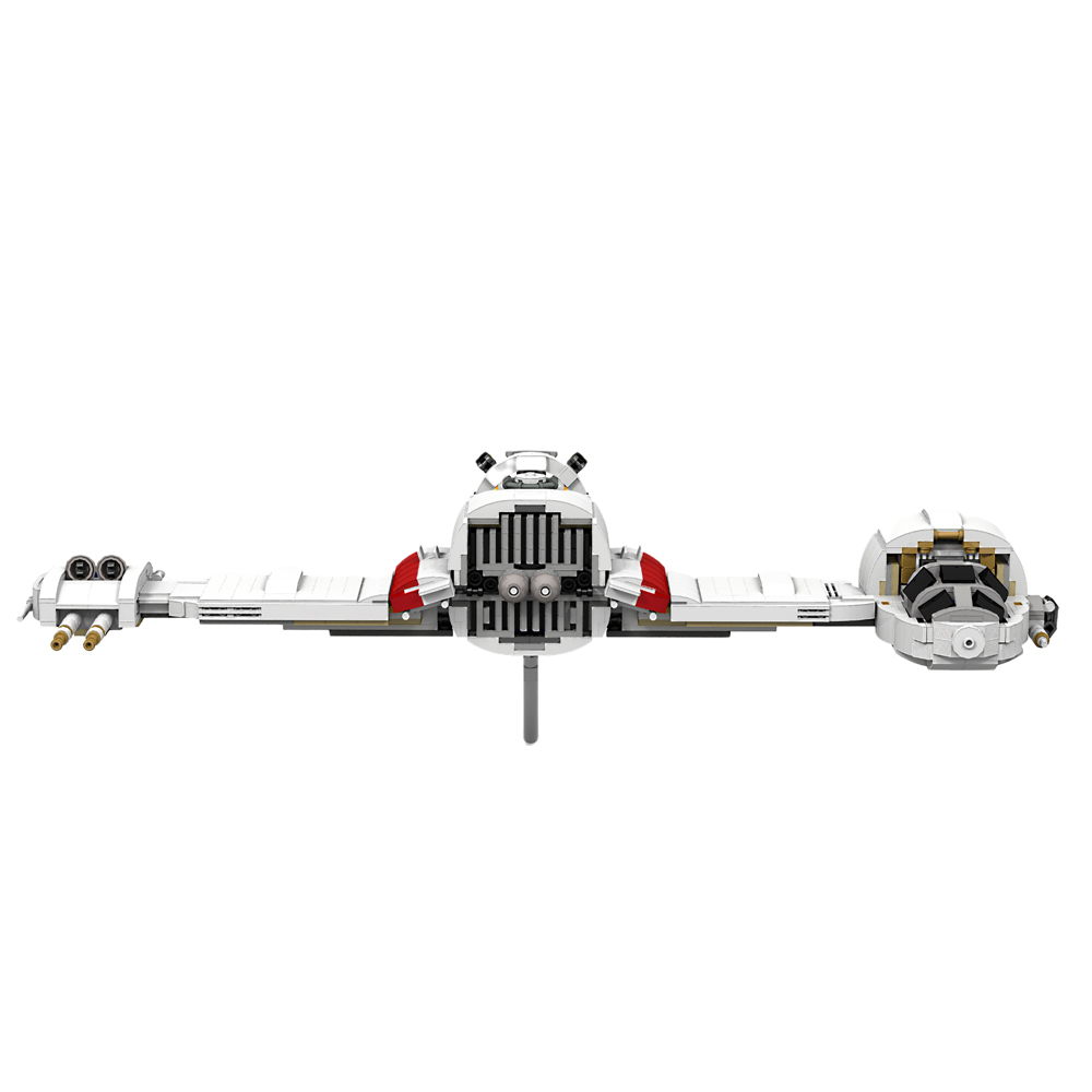 MOC-14038 Ski Speeder with 1492 pieces