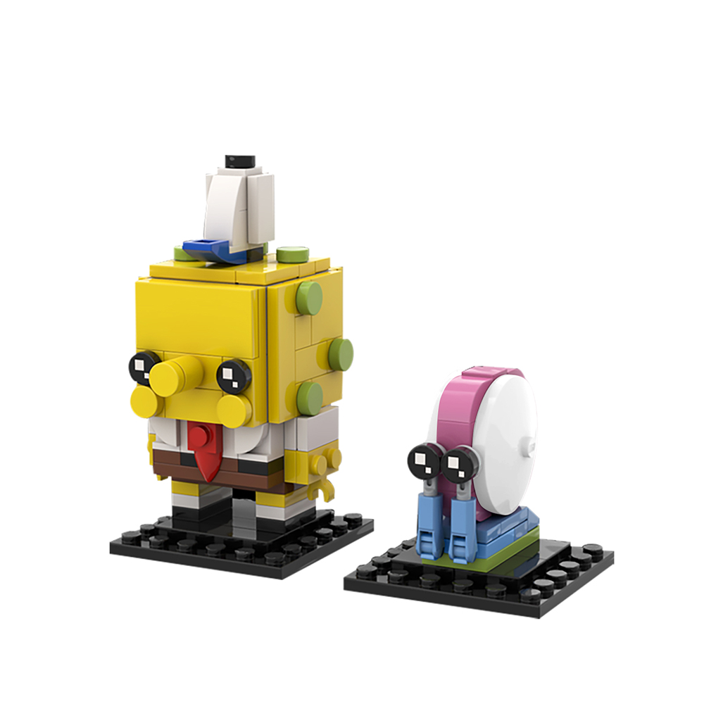 MOC-38051 Spongebob & Gary mit 154 Teilen 