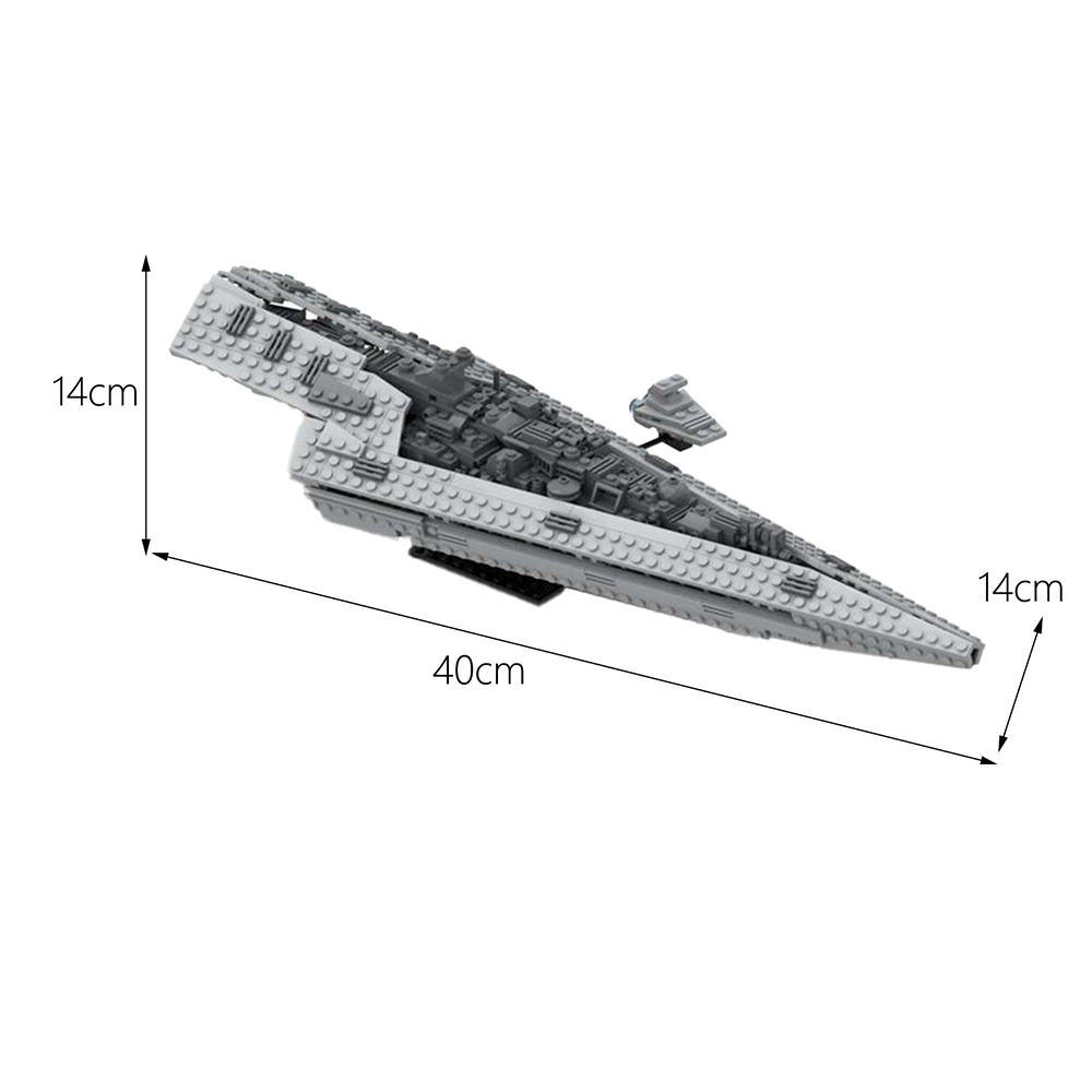 Tal højt til eksil Aktiver MOC-38791 ISSD Midi Scale Super Star Destroyer with 480 pieces | MOULD KING