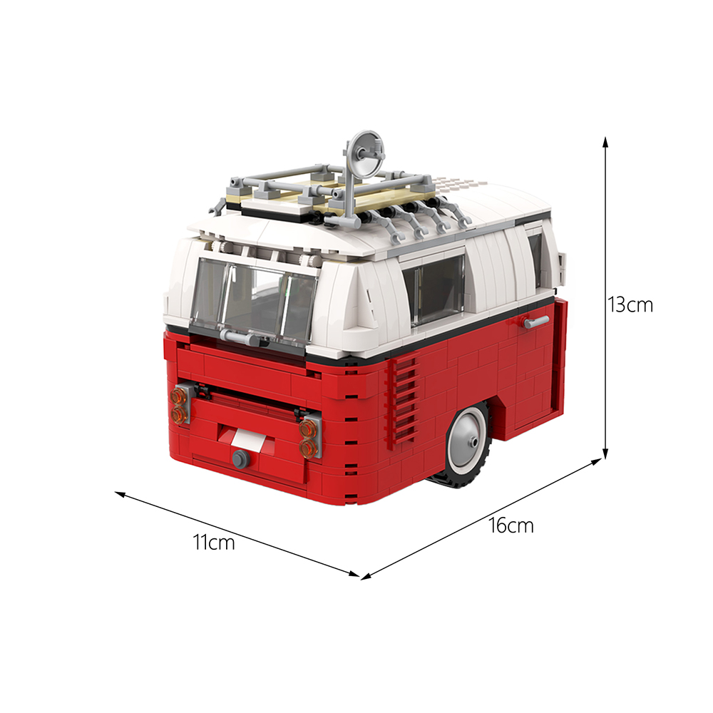 MOC-46121 Camping Trailer with 896 pieces