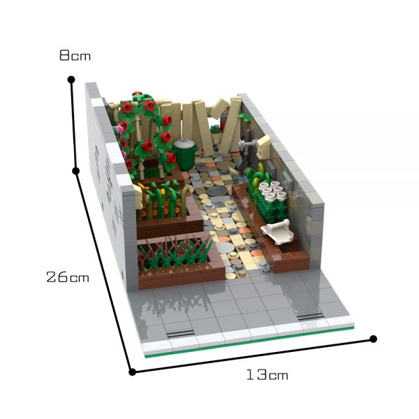 MOC-63861 Community Allotment Garden with 681 pieces