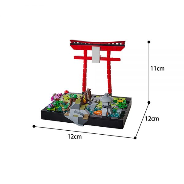 MOC-64508 Japanese Garden with 346 pieces