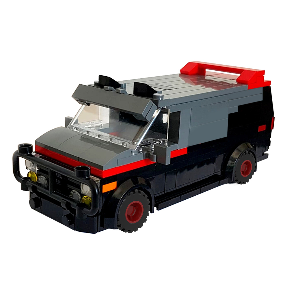 MOC-24285 A-Team Van in Minifig Scale with 221 pieces