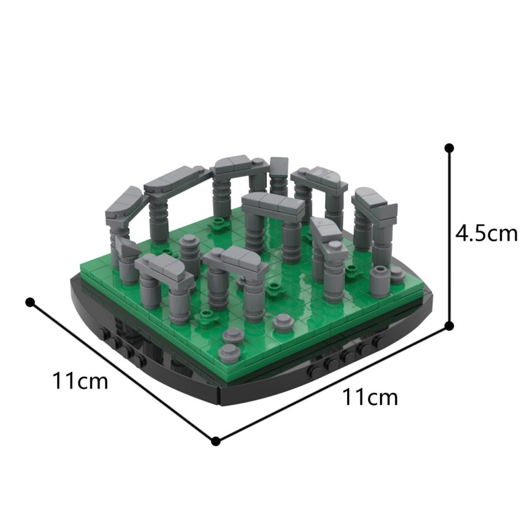 MOC-56927 Mini Stonehenge with 297 pieces