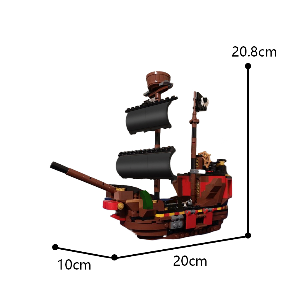 MOC-72105 Additional Pirate Ship with 477 pieces