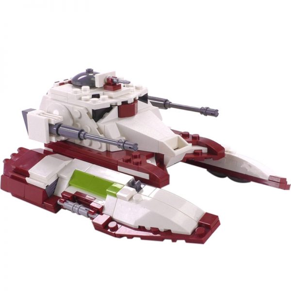 MOC-18145 Republic Fighter Tank TX-130T-Minifig Scale with 378 pieces