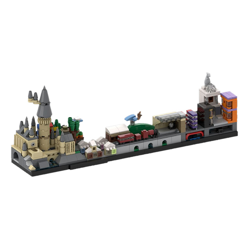 MOC-22348 Harry Potter Skyline Architektur mit 621 Teilen