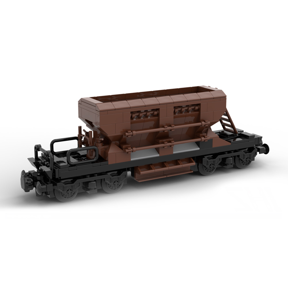 MOC-35043 Gravel Side Dumper Wagon with 306 pieces