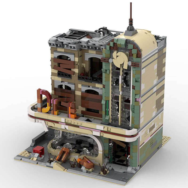MOC-40173 Downtown Diner - Apocalypse with 2438 pieces