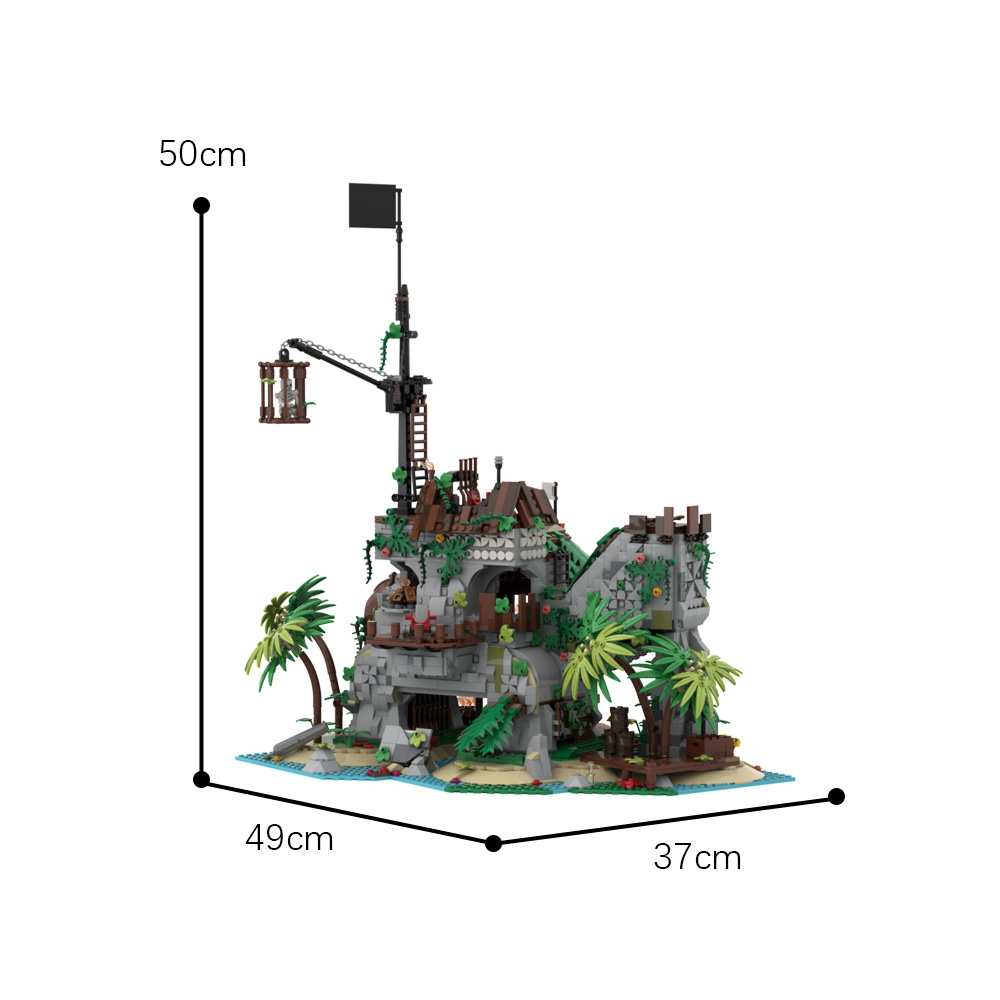 MOC-77171 Forbidden Island with 2935 pieces