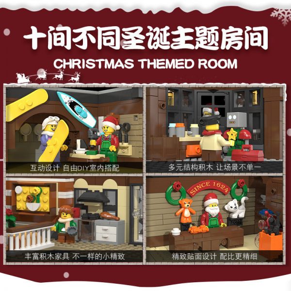JIE STAR 89143 Claus Toys with 2955 pieces 2 - MOULD KING