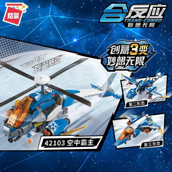 Qman 42103 Sky Overlord with 604 pieces 1 - MOULD KING