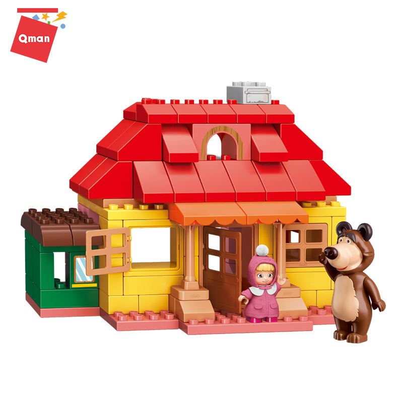 Qman 5211 Masha's House with 96 pieces