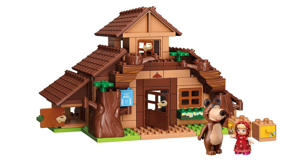 Qman 5212 Bear House with 113 pieces
