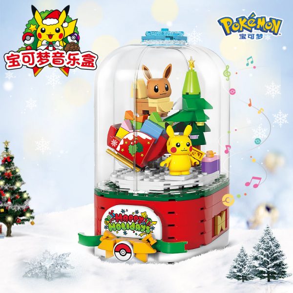Qman K20211 Pokemon Music Box with 500 pieces 1 - MOULD KING