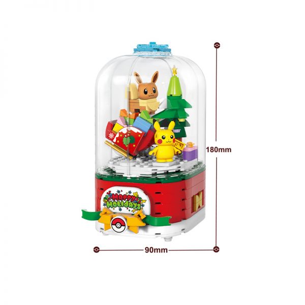 Qman K20211 Pokemon Music Box with 500 pieces 4 - MOULD KING