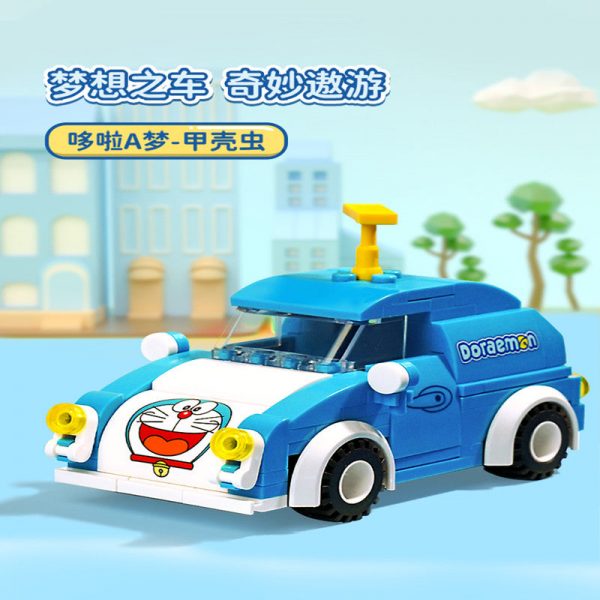 Qman K20406 Doraemon Beetle Car with 152 pieces 1 - MOULD KING