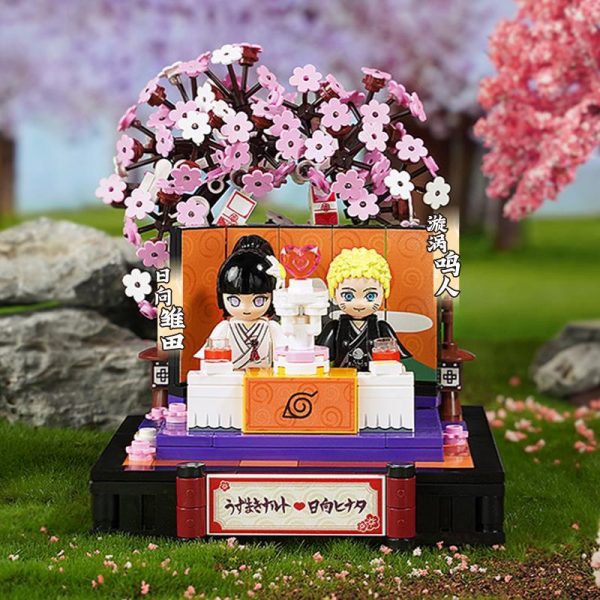 Qman K20508 Naruto and Hinata Wedding Banquet with 355 pieces 1 - MOULD KING