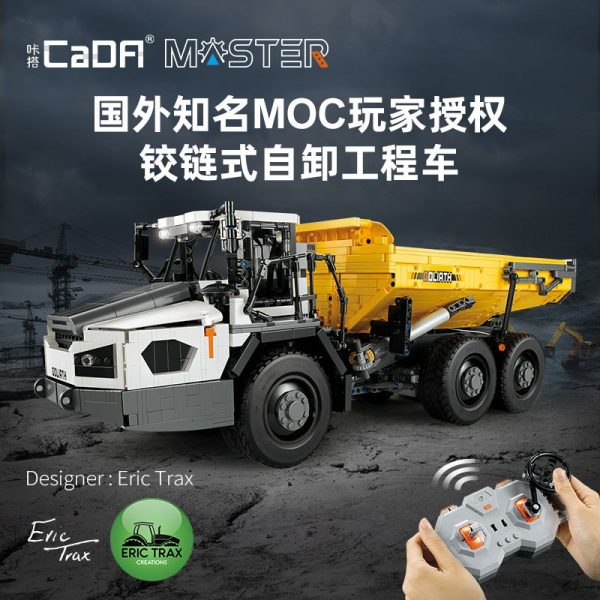 CADA C61054 RC Articulated Dump Truck 1 - MOULD KING