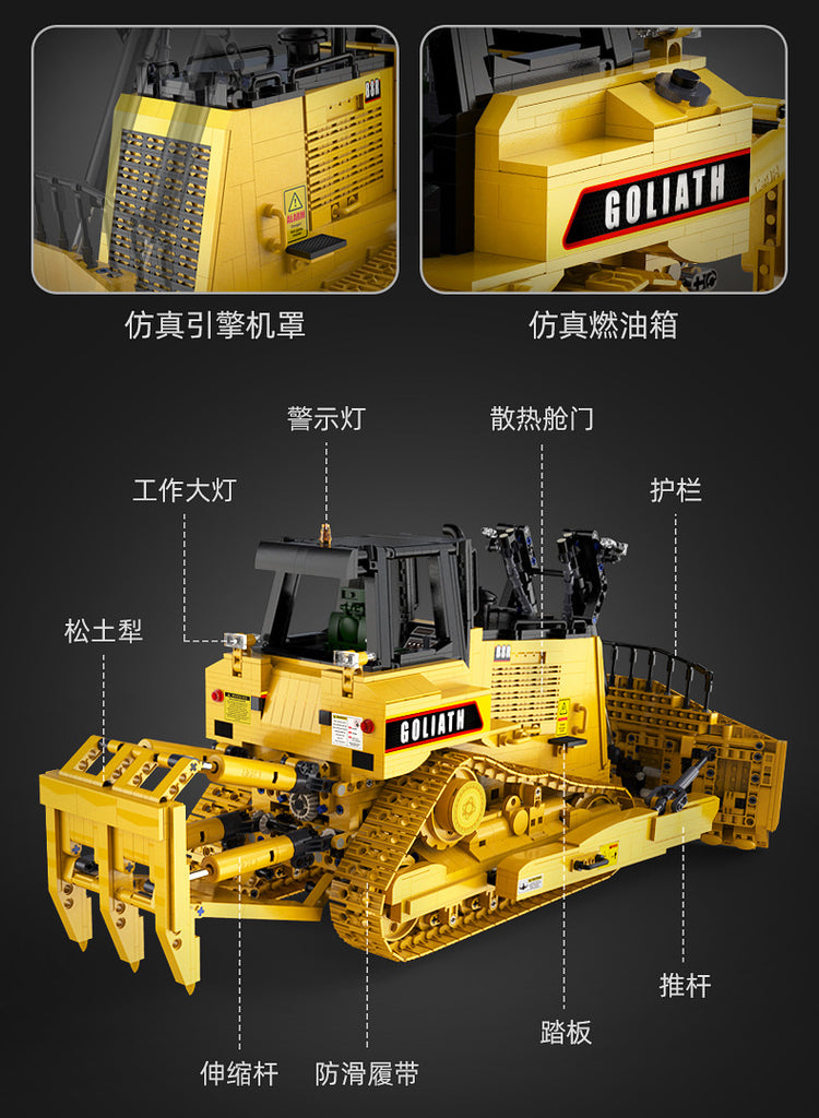 CADA C61056 RC Heavy Bulldozer with 2826 pieces