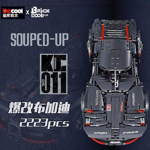 DECOOL KC011 Super Bugatti with 2223 pieces 1 - MOULD KING