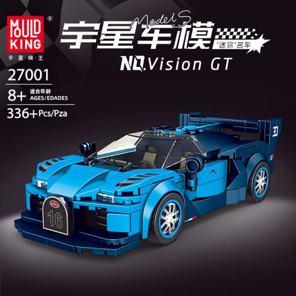 Mould King 27001 Bugatti Vision GT with 336 pieces 1 - MOULD KING