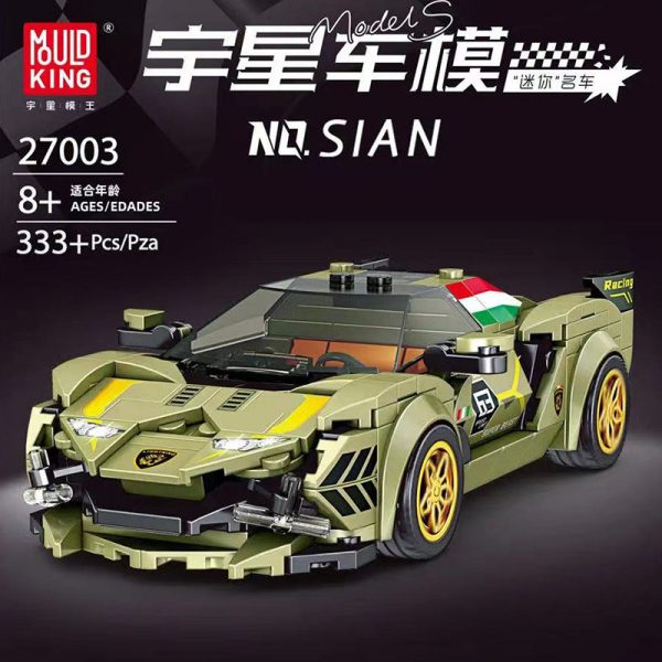 Mould King 27003 Lamborghini Sian with 333 pieces 1 - MOULD KING