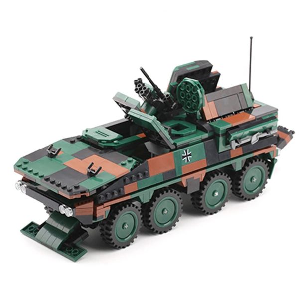 XINGBAO 06043 GTK Boxer Bundeswehr with 808 pieces 10 - MOULD KING