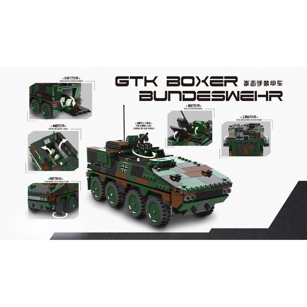 XINGBAO 06043 GTK Boxer Bundeswehr with 808 pieces