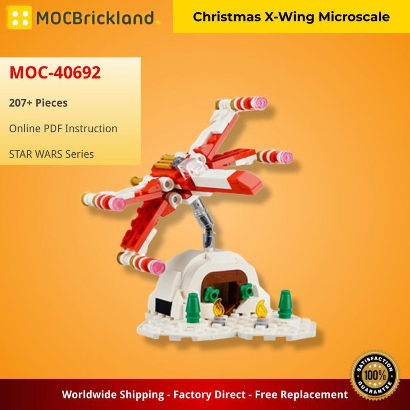 TECHNICIAN MOC-40692 Christmas X-Wing Microscale MOCBRICKLAND 4 MOCBRICKLAND MOC 40692 Christmas X Wing Microscale 2 800x800 1