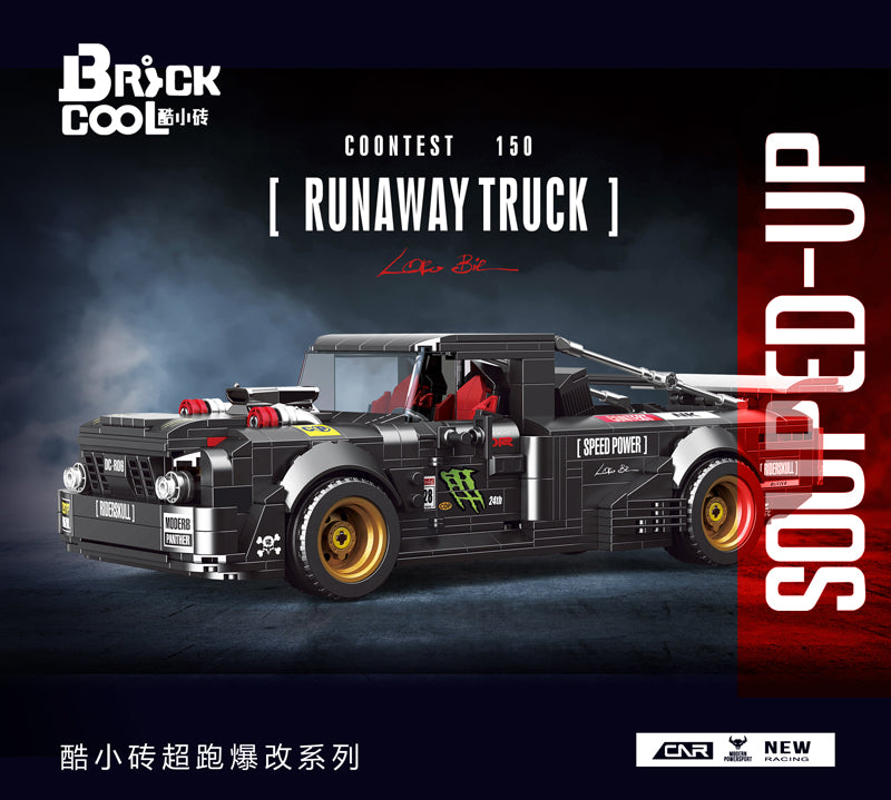 DECOOL KC012 Coontest 150 Runaway Truck mit 906 Teilen
