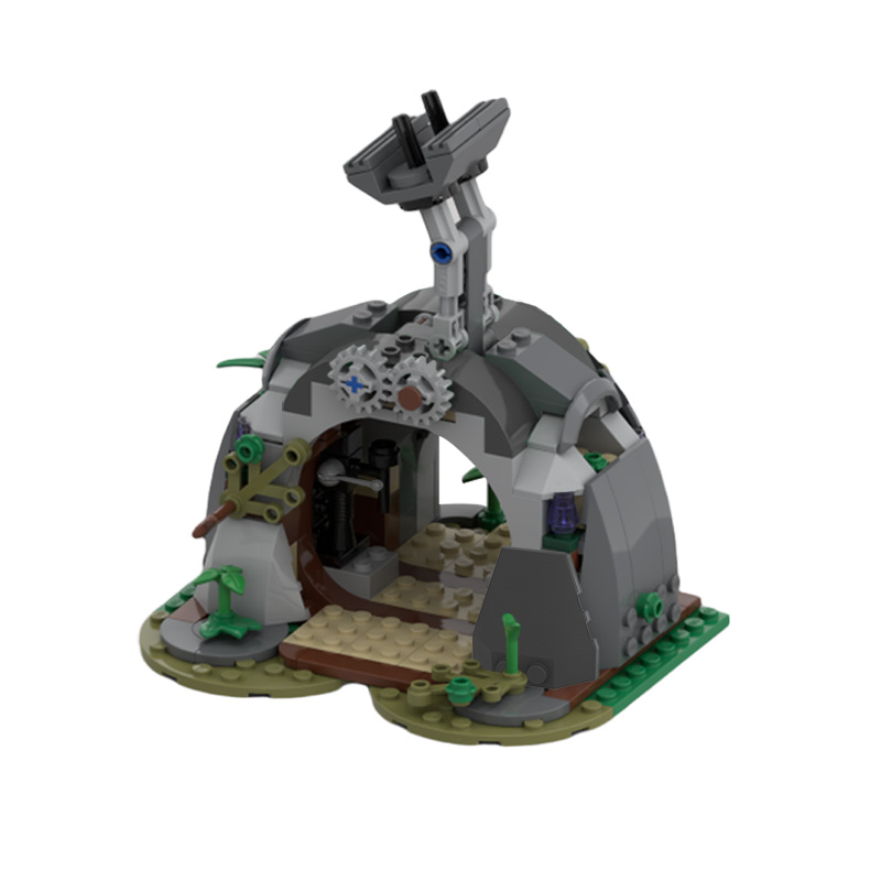MOC-106524 Yoda’s Hut Starfighter Stand with 194 pieces
