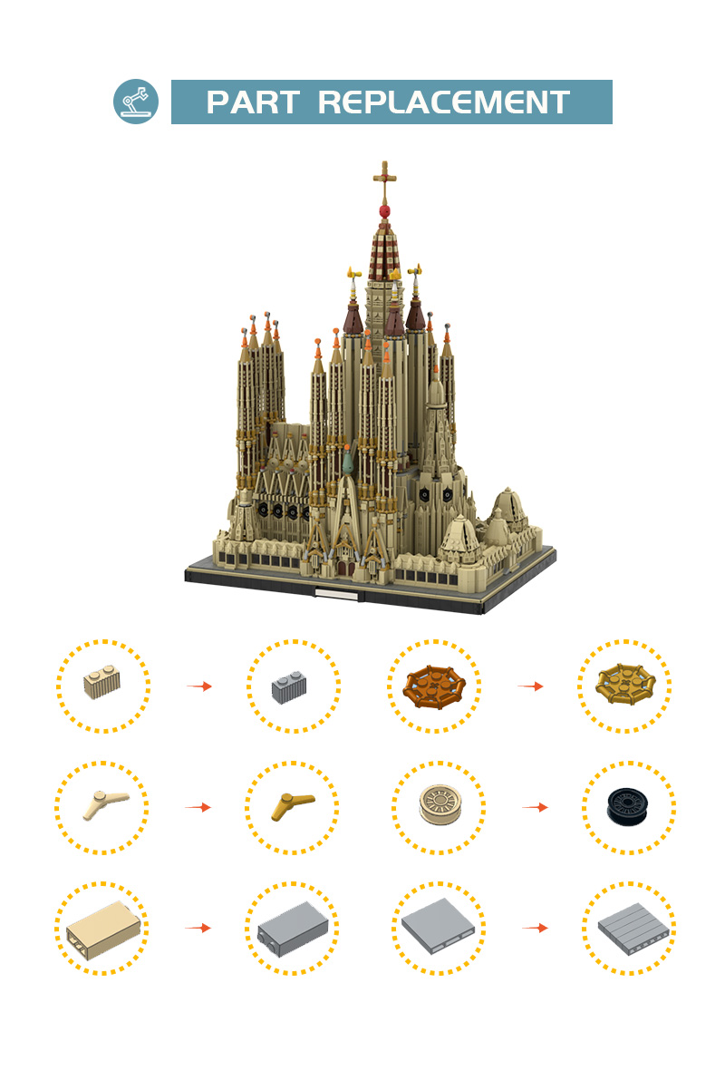 MOC-65795 Sagrada Familia with 10055 pieces