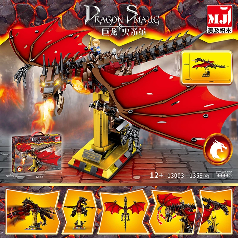MJ 13003 Dragon Smaug with 1359 pieces