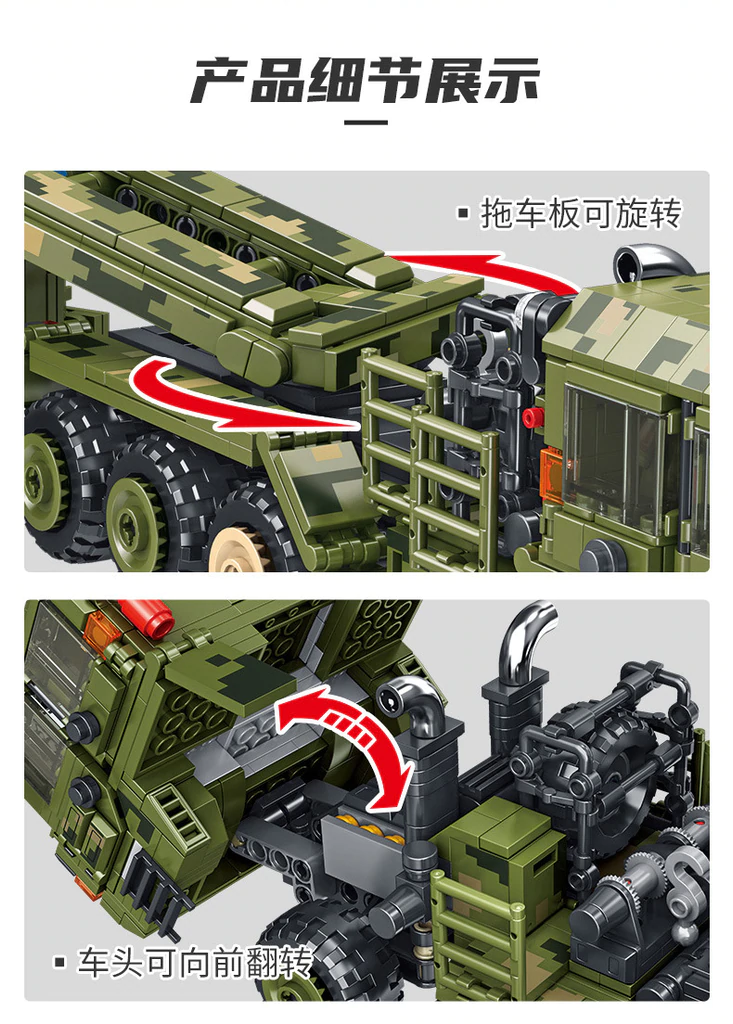 PANLOS 688003 99A Tank Transportation with 2784 pieces