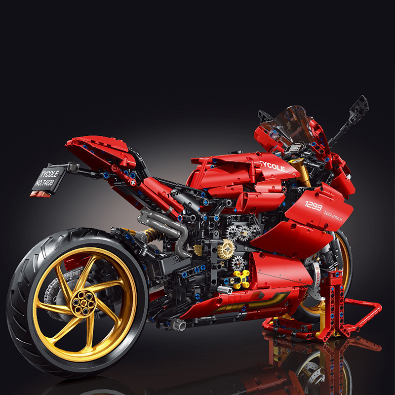 TGL T4020 Ducati 1:5 Motorrad mit 1809 Teilen