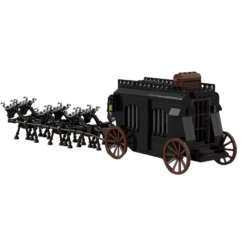 MOC-95438 Medieval Prisoner Carriage with 354 Pieces