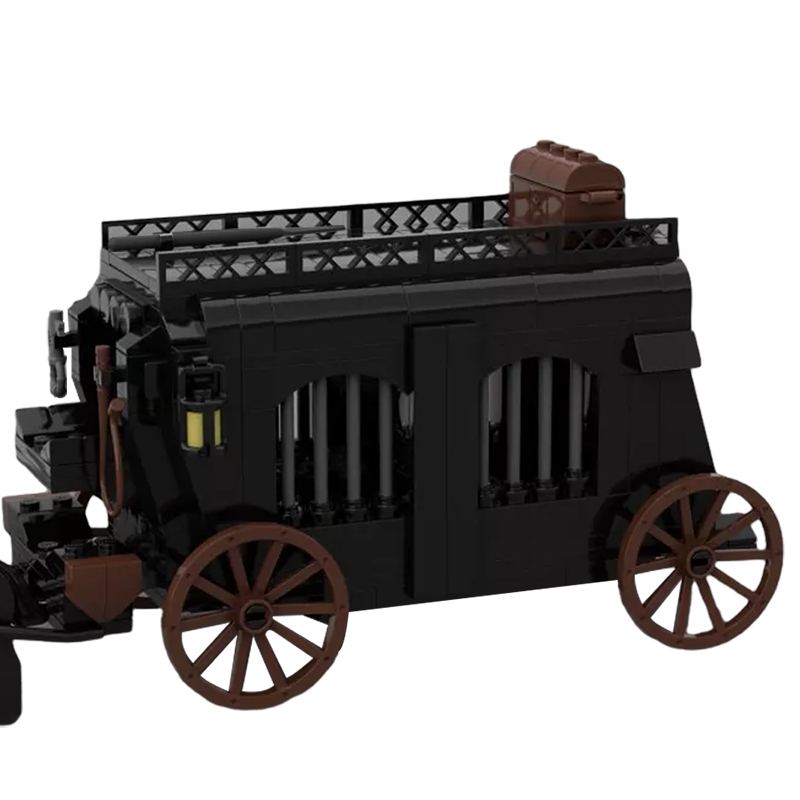 MOC-95438 Medieval Prisoner Carriage with 354 Pieces