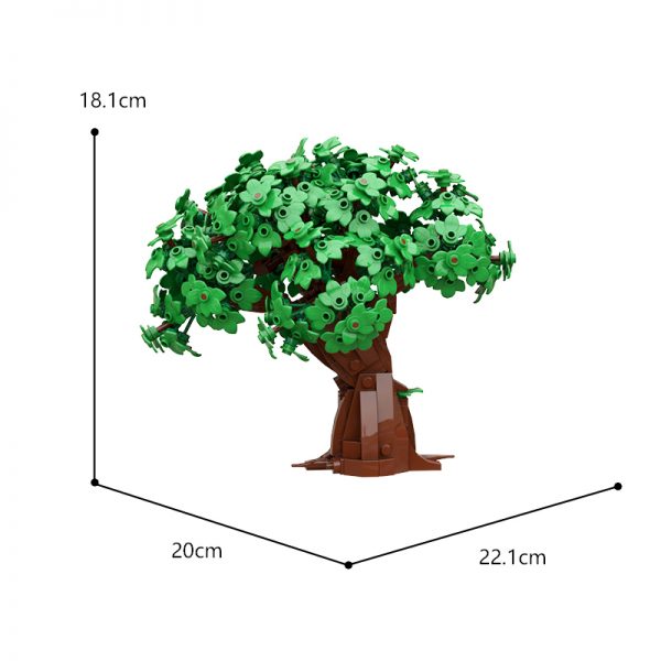 Creator MOC 109516 The Small Leafy Tree MOCBRICKLAND 11 - MOULD KING